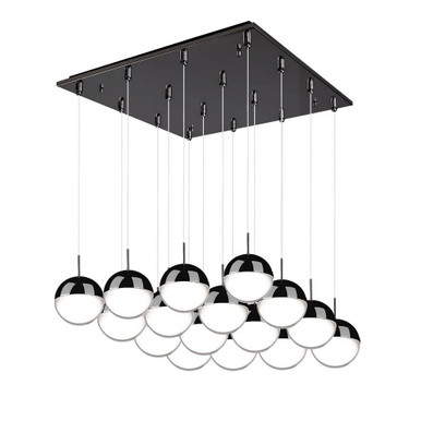 Pluto 132W LED Pendant 6 Inch Tall and 19.38 Inch Wide by Kuzco - MP402801-16