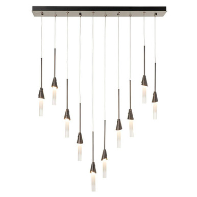 Lilium 10 Light 90 OH Linear Pendant 44.5 Inch Wide by Hubbardton Forge - 131165-90