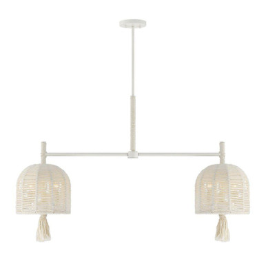 Lunara 6 Light Chandelier 25.5 Inch Tall and 44 Inch Wide by Savoy House - 1-3403-6-341