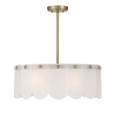 Ashton 4 Light Convertible Pendant 8 Inch and 20 Inch Wide by Savoy House - 6-9801-4
