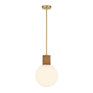 Jarrell 1 Light Pendant 16.5 Inch Tall and 12 Inch Wide by Savoy House - 7-4082-1