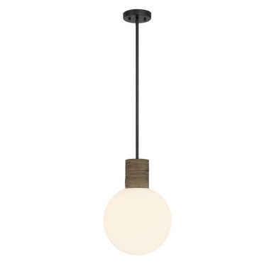 Jarrell 1 Light Pendant 16.5 Inch Tall and 12 Inch Wide by Savoy House - 7-4082-1