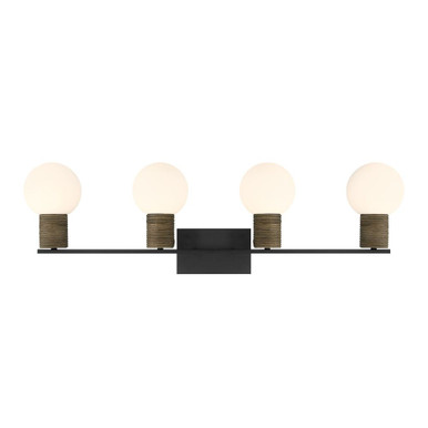 Jarrell 4 Light Bath Vanity 10 Inch Tall and 33.5 Inch Wide by Savoy House - 8-4081-4