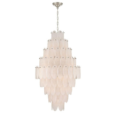 Serena 40W 19 LED Chandelier 45.25 Inch Tall and 24.8 Inch Wide by Artcraft - AC12263SN