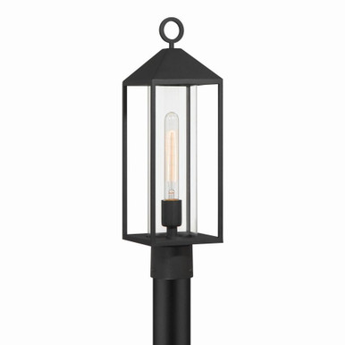 Portside 100W 1 LED Outdoor Post Mount 20.25 X 6 Inch Wide by Artcraft - AC8983BK