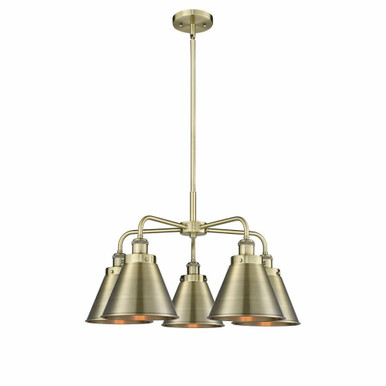 Ballston Urban 5 Light Medium Chandelier by Innovations 916-5CR-M13