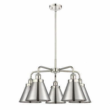 Ballston Urban 5 Light Medium Chandelier by Innovations 916-5CR-M13 - 916-5CR-M13