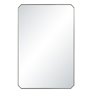 Nate Rectangle Wall Mirror 36 Inch Tall and 24 Inch Wide by Renwil Inc - MT2750