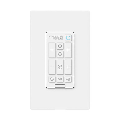 G4 6 Speed BT WC with Up/Down Light/Single Pole Wallplate by Modern Forms - F4-WCUBT-WT