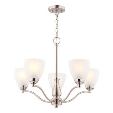 Bellwood 5 Light Chandelier 19.25 Inch Tall and 24.5 Inch Wide by Vaxcel - H0311