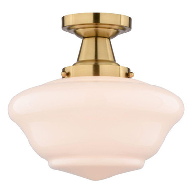 Eastgate 1 Light Semi Flush Mount 11.25 Inch Tall X 12 Inch Wide by Vaxcel - C0349