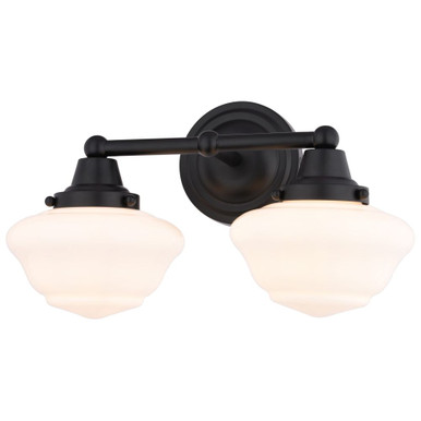 Eastgate 2 Light Bath Vanity 8.75 Inch Tall and 15 Inch Wide by Vaxcel - W0558