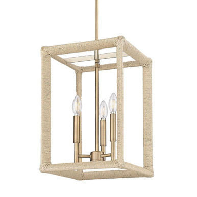 Kimber 3 Light Pendant 18.63 Inch Tall and 12.38 Inch Wide by Golden - 2075-3P MBS-LNR