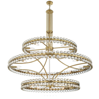 Clover 24 Light Oversized Chandelier by Crystorama CLO-8000 - CLO-8000