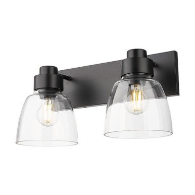 Remy 2 Light Bath Vanity 8.75 Inch Tall and 16.88 Inch Wide by Golden - 0314-BA2