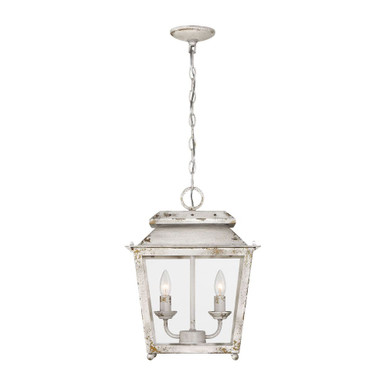 Abingdon 2 Light Pendant 18.25 Inch Tall and 13.88 Inch Wide by Golden - 0804-M2L