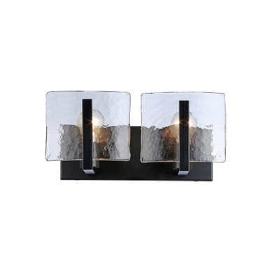 Aenon 2 Light Bath Vanity 6.75 Inch Tall and 14.25 Inch Wide by Golden - 3164-BA2