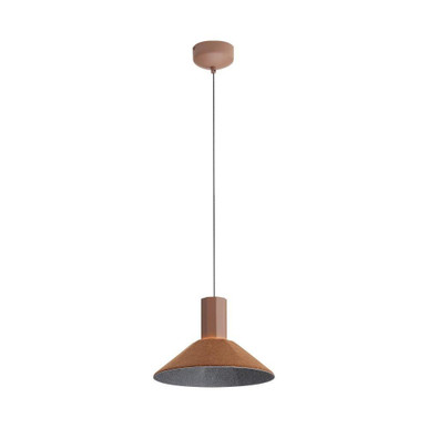 Faroe 12W 1 LED Pendant 8.75 Inch Tall and 13.13 Inch Wide by Golden - 3133-P13