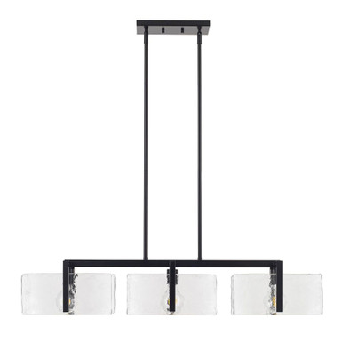 Aenon 3 Light Island 8.13 Inch Tall and 40.5 Inch Wide by Golden - 3164-LP