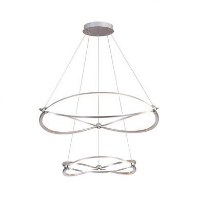 Spirale 86.6W 1 LED Chandelier 10.38 Inch Tall and 31.5 Inch Wide by Golden - 7916-32-19