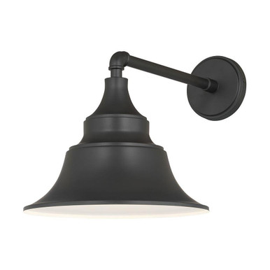 Varnel 1 Light Outdoor Wall Mount 12.5 InchX11.75 Inch Wide by Millennium - 67001-PBK