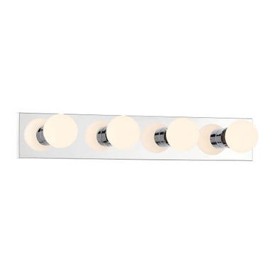 Bellisse 4 Light Bath Vanity 4.25 Inch Tall and 24 Inch Wide by Millennium - 96104-CH