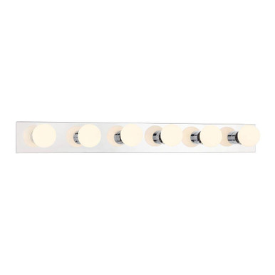 Bellisse 6 Light Bath Vanity 4.25 Inch Tall and 36 Inch Wide by Millennium - 96106-CH