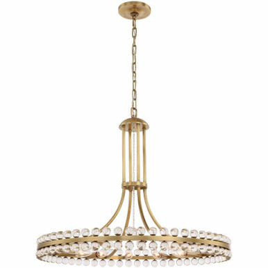 Clover 12 Light Large Chandelier by Crystorama - CLO-8899