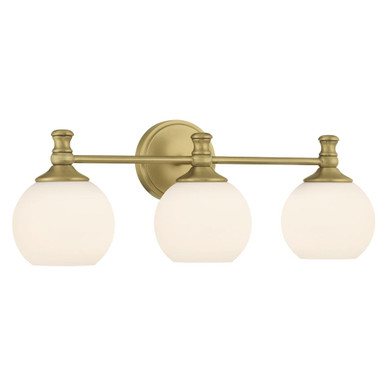 Orlisse 3 Light Bath Vanity 8.5 Inch Tall and 23.5 Inch Wide by Millennium - 201103