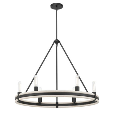 Rovessa 6 Light Chandelier 25.5 Inch Tall and 32 Inch Wide by Millennium - 207106
