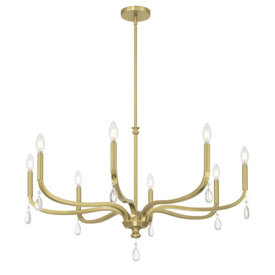 Viremont 8 Light Chandelier 21.75 Inch Tall and 36 Inch Wide by Millennium - 220108