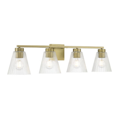 Riville 4 Light Bath Vanity 7.75 Inch Tall X 31.75 Inch Wide by Millennium - 63004