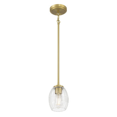 Miravelle 1 Light Pendant 7.5 Inch Tall and 5.25 Inch Wide by Millennium - 9981