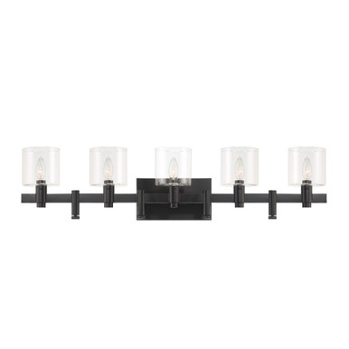Decato 5 Light Bath Vanity 9 Inch Tall and 5.5 Inch Wide by Eurofase - 46813