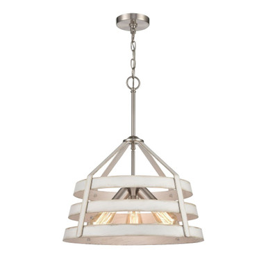 Brigantine 3 Light Chandelier 15 Inch Tall and 18 Inch Wide by Atlas - CL11093