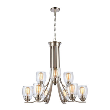 Calistoga 9 Light Chandelier 31 Inch Tall and 30.5 Inch Wide by Atlas - CL11108