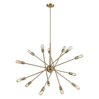 Delphine 14 Light Chandelier 21 Inch Tall and 38 Inch Wide by Atlas - CL11150