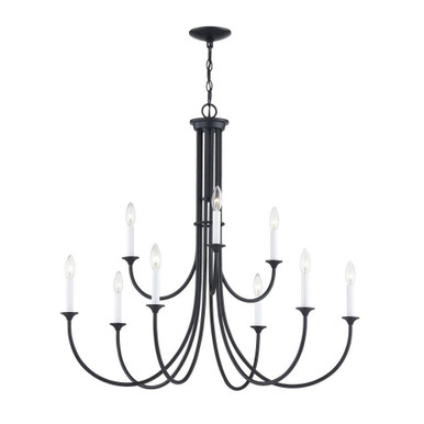 Meadowview 9 Light Chandelier 34 Inch Tall and 36 Inch Wide by Atlas - CL11243