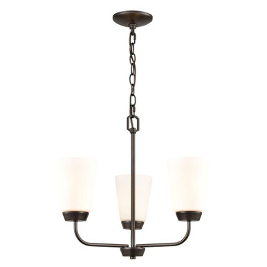Winslow 3 Light Chandelier 17 Inch Tall and 19 Inch Wide by Atlas - CL11401