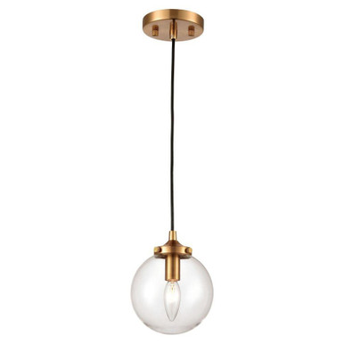 Boudreaux 1 Light Mini Pendant 8 Inch Tall and 6 Inch Wide by Atlas - CL11543