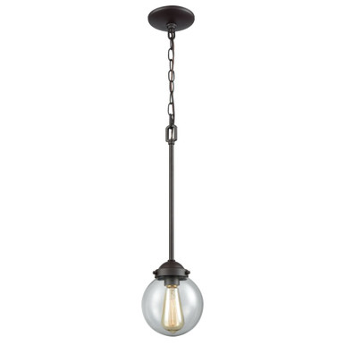 Beckett 1 Light Mini Pendant 7 Inch Tall and 6 Inch Wide by Atlas - CL11536