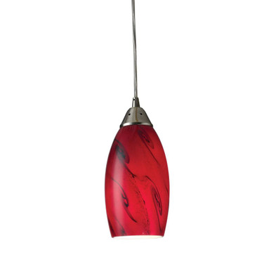 Galaxy 1 Light Mini Pendant 9 Inch Tall and 5 Inch Wide by Atlas - CL11594
