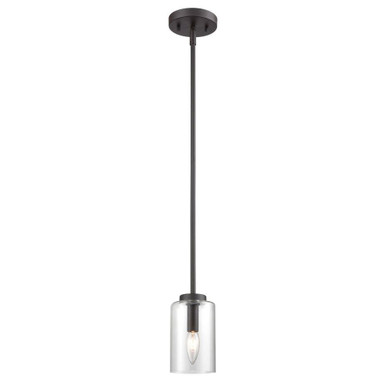 West End 1 Light Mini Pendant 45.25 Inch Tall and 4.75 Inch Wide by Atlas - CL11717