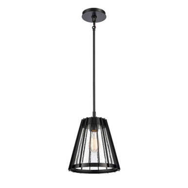 Open Louvers 1 Light Pendant 12 Inch Tall and 10 Inch Wide by Atlas - CL11806