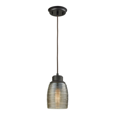 Muncie 1 Light Mini Pendant 8 Inch Tall and 5 Inch Wide by Atlas - CL11647