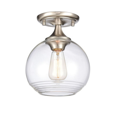 Angie 1 Light Semi Flush Mount 10 Inch Tall and 8 Inch Wide by Atlas - CL11857