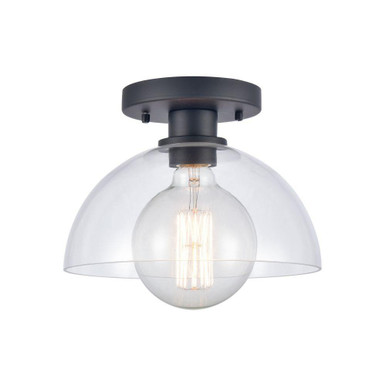Julian 1 Light Semi Flush Mount 8.75 Inch Tall and 10 Inch Wide by Atlas - CL11896