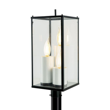 Back Bay 3 Light Outdoor Post Mount 23.25 Inch and 10.25 Inch Wide by Atlas - OL11246