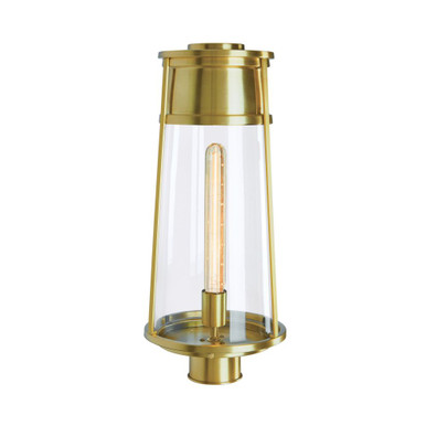 Cone 1 Light Outdoor Post Mount 19.75 Inch Tall and 8.5 Inch Wide by Atlas - OL11253