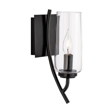 Tulip 1 Light Wall Sconce 11.75 Inch Tall and 4.75 Inch Wide by Atlas - WL11163
